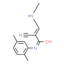ChemSpider 2D Image | (2E)-2-Cyano-3-(dimethylamino)-N-(2,5-dimethylphenyl)acrylamide | C14H17N3O