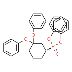 ChemSpider 2D Image | Diphenyl [(1R)-3,3-diphenoxycyclohexyl]phosphonate | C30H29O5P