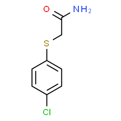 ChemSpider 2D Image | 2-[(4-chlorophenyl)thio]acetamide | C8H8ClNOS