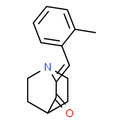 ChemSpider 2D Image | 2-(2-Methylbenzylidene)quinuclidin-3-one | C15H17NO