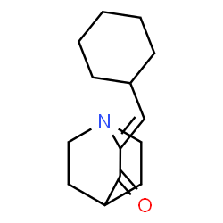 ChemSpider 2D Image | 2-(Cyclohexylmethylene)quinuclidin-3-one | C14H21NO