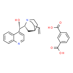 ChemSpider 2D Image | Isophthalic acid - (9S)-cinchonan-9-ol (1:1) | C27H28N2O5