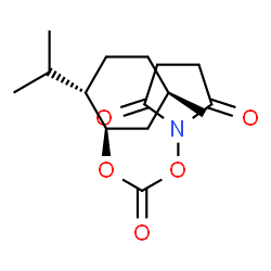 ChemSpider 2D Image | 1-[({[(1R,2S,5R)-2-Isopropyl-5-methylcyclohexyl]oxy}carbonyl)oxy]-2,5-pyrrolidinedione | C15H23NO5
