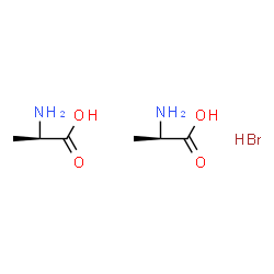ChemSpider 2D Image | D-Alanine hydrobromide (2:1) | C6H15BrN2O4