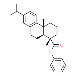 ChemSpider 2D Image | (5beta,10alpha)-N-Methyl-N-phenylabieta-8,11,13-trien-19-amide | C27H35NO