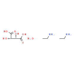 ChemSpider 2D Image | (2S,3S)-2,3-Dihydroxysuccinic acid - ethanamine hydrate (1:2:1) | C8H22N2O7