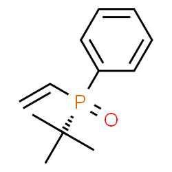 ChemSpider 2D Image | (R)-(2-Methyl-2-propanyl)(phenyl)vinylphosphine oxide | C12H17OP