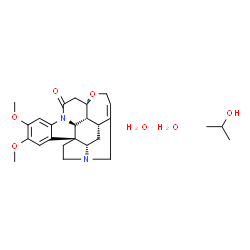 ChemSpider 2D Image | 2,3-Dimethoxystrychnidin-10-one - 2-propanol hydrate (1:1:2) | C26H38N2O7