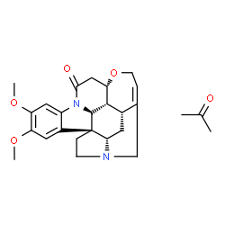 ChemSpider 2D Image | 2,3-Dimethoxystrychnidin-10-one - acetone (1:1) | C26H32N2O5