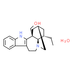 ChemSpider 2D Image | (2alpha,5beta,18beta)-Ibogamin-18-ylmethanol hydrate (1:1) | C20H28N2O2