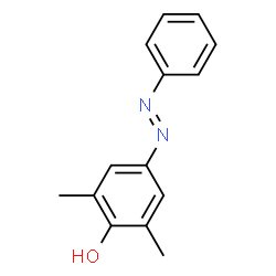 ChemSpider 2D Image | 2,6-Dimethyl-4-(2-phenyldiazenyl)phenol | C14H14N2O
