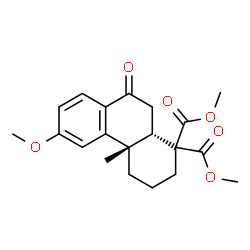 ChemSpider 2D Image | Dimethyl (5beta)-12-methoxy-7-oxopodocarpa-8,11,13-triene-15,16-dioate | C20H24O6