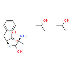 ChemSpider 2D Image | Alanyl-L-phenylalanine - 2-propanol (1:2) | C18H32N2O5