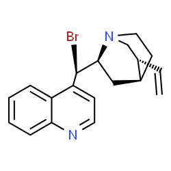ChemSpider 2D Image | (8alpha,9R)-9-Bromocinchonan | C19H21BrN2