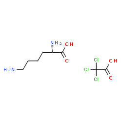 ChemSpider 2D Image | L-Lysine - trichloroacetic acid (1:1) | C8H15Cl3N2O4