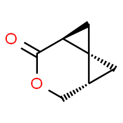 ChemSpider 2D Image | (1S,3S,7S)-5-Oxatricyclo[5.1.0.0~1,3~]octan-4-one | C7H8O2