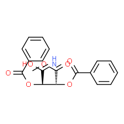 ChemSpider 2D Image | (2R,3R)-1-Amino-4-methoxy-1,4-dioxo-2,3-butanediyl dibenzoate | C19H17NO7