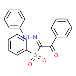 ChemSpider 2D Image | (2Z)-1-Phenyl-2-(phenylhydrazono)-2-(phenylsulfonyl)ethanone | C20H16N2O3S