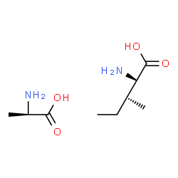ChemSpider 2D Image | D-Alanine - L-isoleucine (1:1) | C9H20N2O4