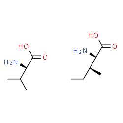 ChemSpider 2D Image | D-Valine - L-isoleucine (1:1) | C11H24N2O4