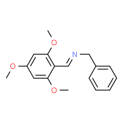 ChemSpider 2D Image | (E)-N-Benzyl-1-(2,4,6-trimethoxyphenyl)methanimine | C17H19NO3