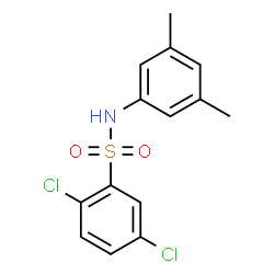 ChemSpider 2D Image | 2,5-Dichloro-N-(3,5-dimethylphenyl)benzenesulfonamide | C14H13Cl2NO2S