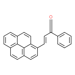 ChemSpider 2D Image | (2E)-1-Phenyl-3-(1-pyrenyl)-2-propen-1-one | C25H16O