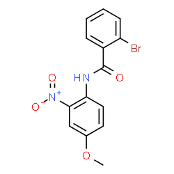 ChemSpider 2D Image | 2-Bromo-N-(4-methoxy-2-nitrophenyl)benzamide | C14H11BrN2O4