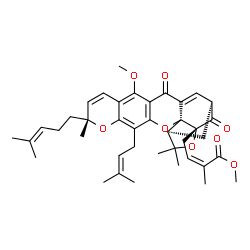 ChemSpider 2D Image | O-METHYL-GAMBOGIC ACID METHYL ESTER | C40H48O8