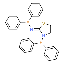ChemSpider 2D Image | N-[(2Z)-3-(Diphenylphosphino)-1,3-thiazolidin-2-ylidene]-P,P-diphenylphosphinous amide | C27H24N2P2S