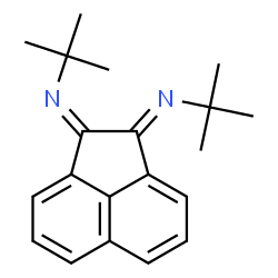 ChemSpider 2D Image | (1Z,2E)-N,N'-Bis(2-methyl-2-propanyl)-1,2-acenaphthylenediimine | C20H24N2