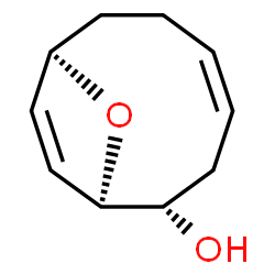 ChemSpider 2D Image | (1R,2S,4Z,8R)-11-Oxabicyclo[6.2.1]undeca-4,9-dien-2-ol | C10H14O2