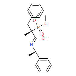 ChemSpider 2D Image | Dimethyl [(2S)-2-methyl-1-oxo-3-phenyl-1-{[(1S)-1-phenylethyl]amino}-2-propanyl]phosphonate | C20H26NO4P