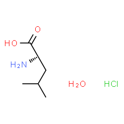 ChemSpider 2D Image | L-Leucine hydrochloride hydrate | C6H16ClNO3