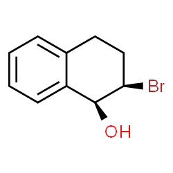 ChemSpider 2D Image | (1S,2R)-2-Bromo-1,2,3,4-tetrahydro-1-naphthalenol | C10H11BrO