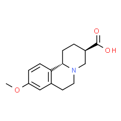 ChemSpider 2D Image | cis-1,3,4,6,7,11b-Hexahydro-9-methoxy-2H-benzo[a]quinolizine-3-carboxylic acid | C15H19NO3
