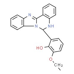 ChemSpider 2D Image | 2-(5,6-Dihydrobenzimidazo[1,2-c]quinazolin-6-yl)-6-ethoxyphenol | C22H19N3O2