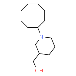 ChemSpider 2D Image | (1-Cyclooctyl-3-piperidinyl)methanol | C14H27NO