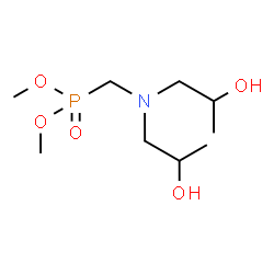 ChemSpider 2D Image | Dimethyl {[bis(2-hydroxypropyl)amino]methyl}phosphonate | C9H22NO5P
