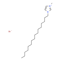 ChemSpider 2D Image | 1-hexadecyl-3-methylimidazolium bromide | C20H39BrN2