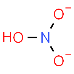 ChemSpider 2D Image | [Hydroxy(oxido)amino]oxidanide | HNO3