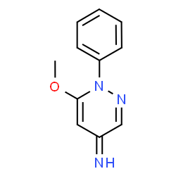 ChemSpider 2D Image | 6-Methoxy-1-phenyl-4(1H)-pyridazinimine | C11H11N3O
