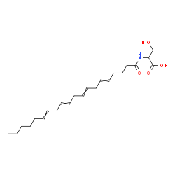 ChemSpider 2D Image | N-5,8,11,14-Icosatetraenoylserine | C23H37NO4