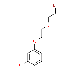 ChemSpider 2D Image | 1-[2-(2-Bromoethoxy)ethoxy]-3-methoxybenzene | C11H15BrO3