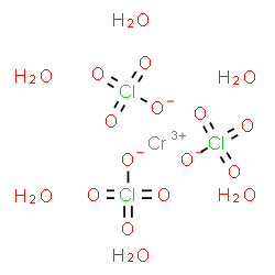 ChemSpider 2D Image | Chromium(3+) perchlorate hydrate (1:3:6) | H12Cl3CrO18