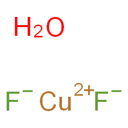 ChemSpider 2D Image | Copper(2+) fluoride hydrate (1:2:1) | H2CuF2O