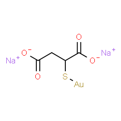 ChemSpider 2D Image | Sodium aurothiomalate | C4H3AuNa2O4S