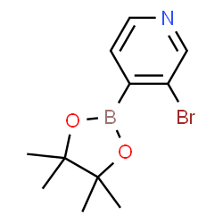 ChemSpider 2D Image | 3-Bromo-4-(4,4,5,5-tetramethyl-1,3,2-dioxaborolan-2-yl)pyridine | C11H15BBrNO2