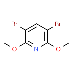 ChemSpider 2D Image | 3,5-Dibromo-2,6-dimethoxypyridine | C7H7Br2NO2