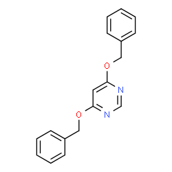 ChemSpider 2D Image | 4,6-Bis(benzyloxy)pyrimidine | C18H16N2O2